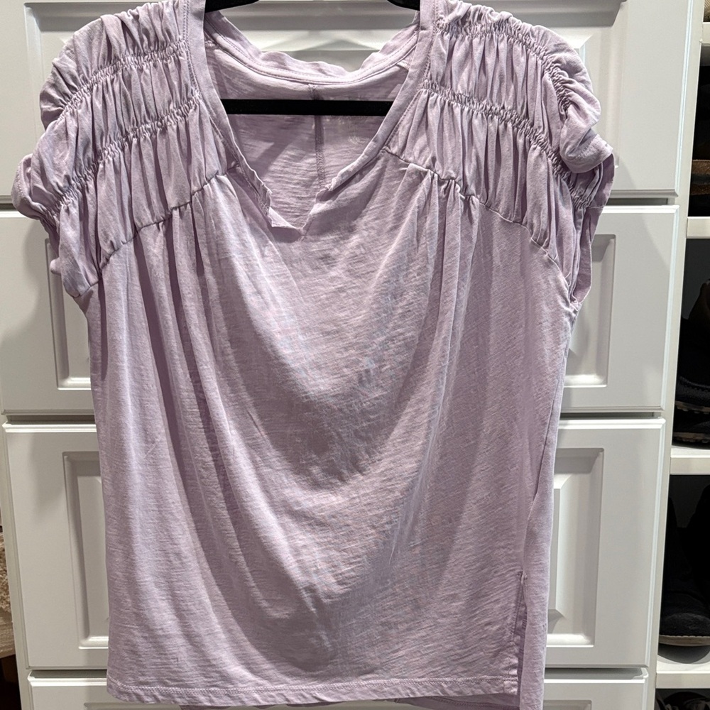 Pilcro Lavender Ruched Women's Top